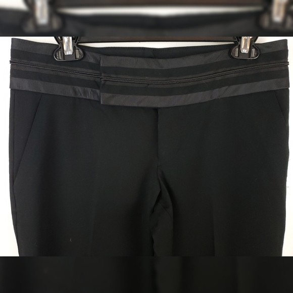 Maurices Wide Leg Slacks Black 5/6 - Picture 2 of 5